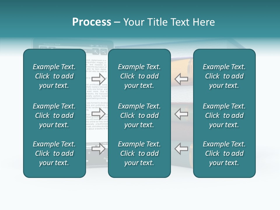 Handbook Knowledge Phone PowerPoint Template