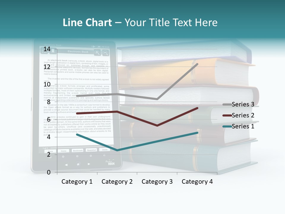 Handbook Knowledge Phone PowerPoint Template