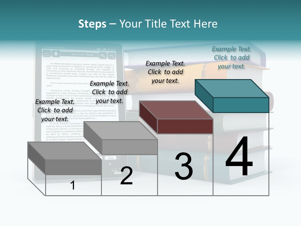 Handbook Knowledge Phone PowerPoint Template