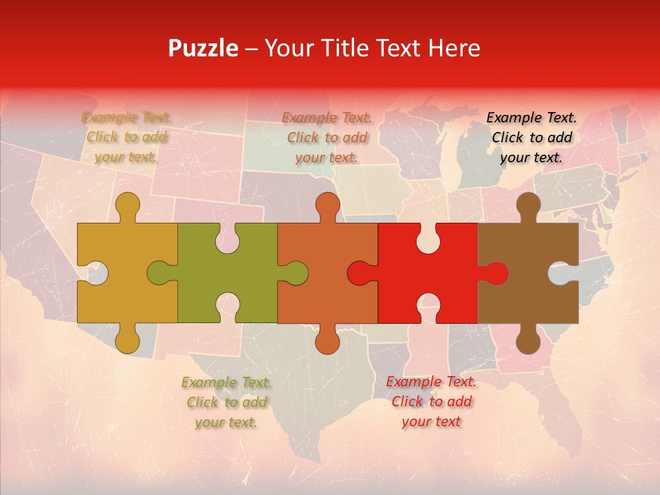 Texas America Usa PowerPoint Template