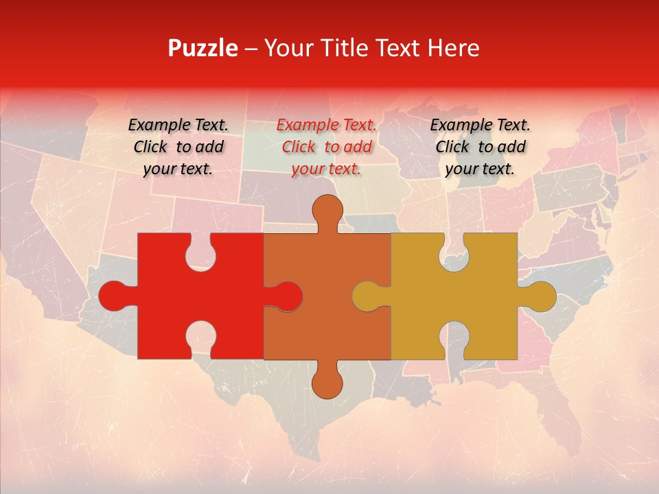 Texas America Usa PowerPoint Template