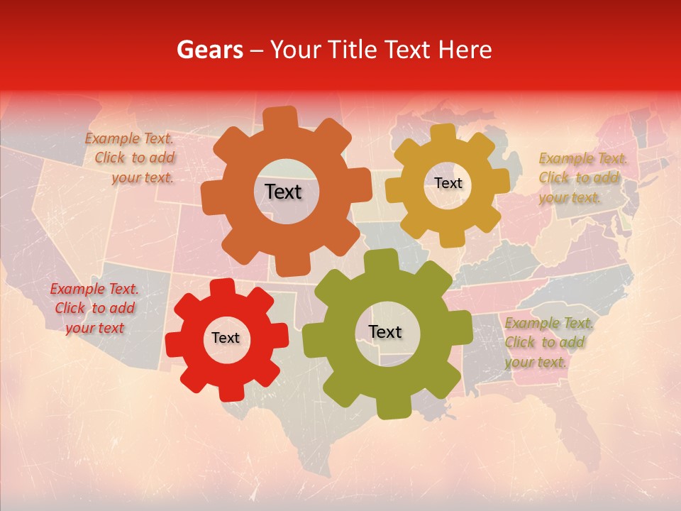 Texas America Usa PowerPoint Template