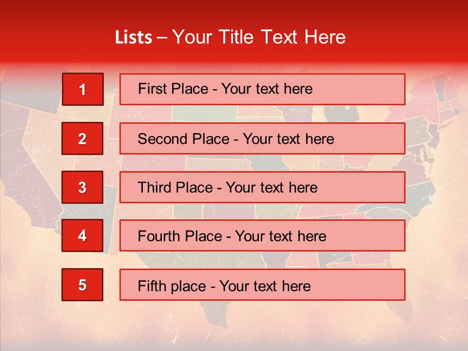 Texas America Usa PowerPoint Template