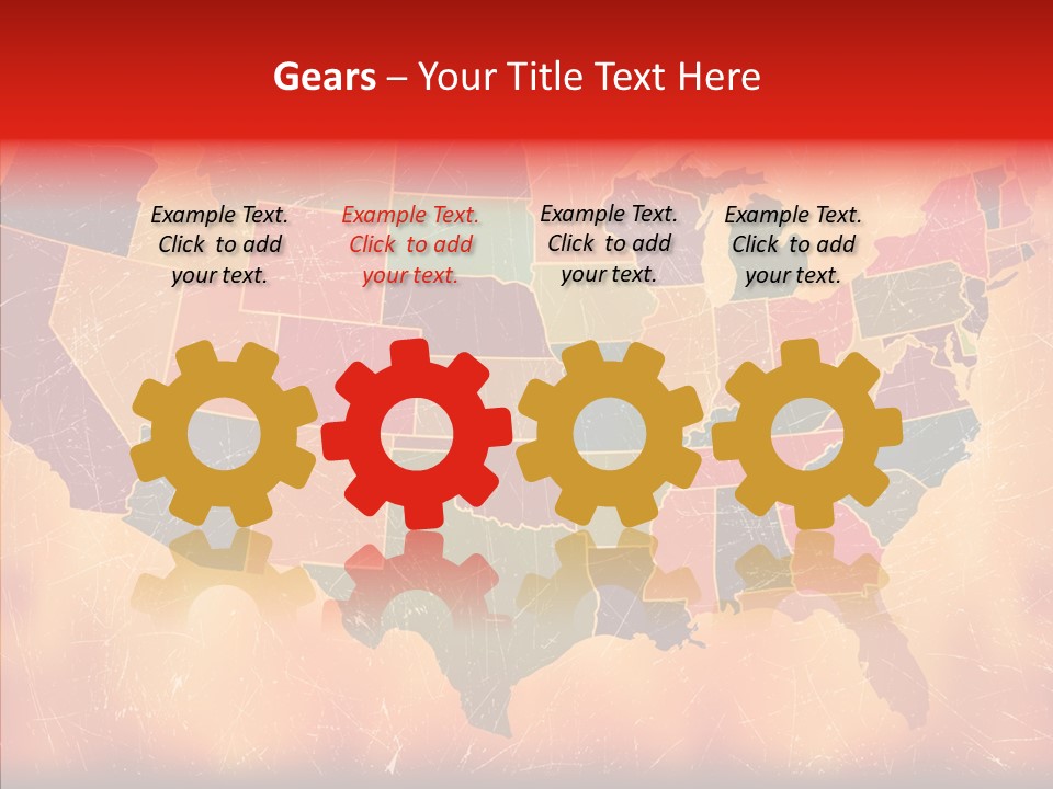 Texas America Usa PowerPoint Template