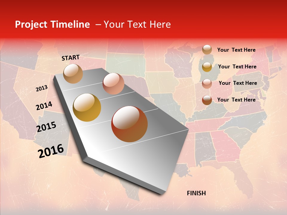 Texas America Usa PowerPoint Template