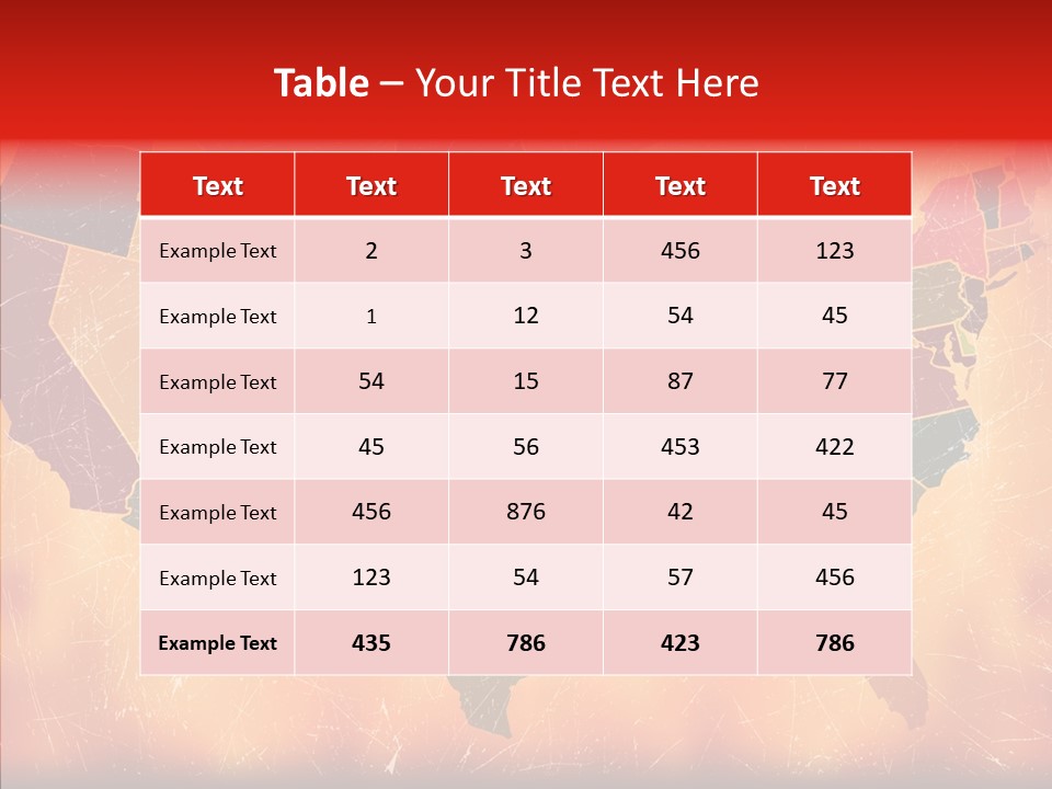 Texas America Usa PowerPoint Template