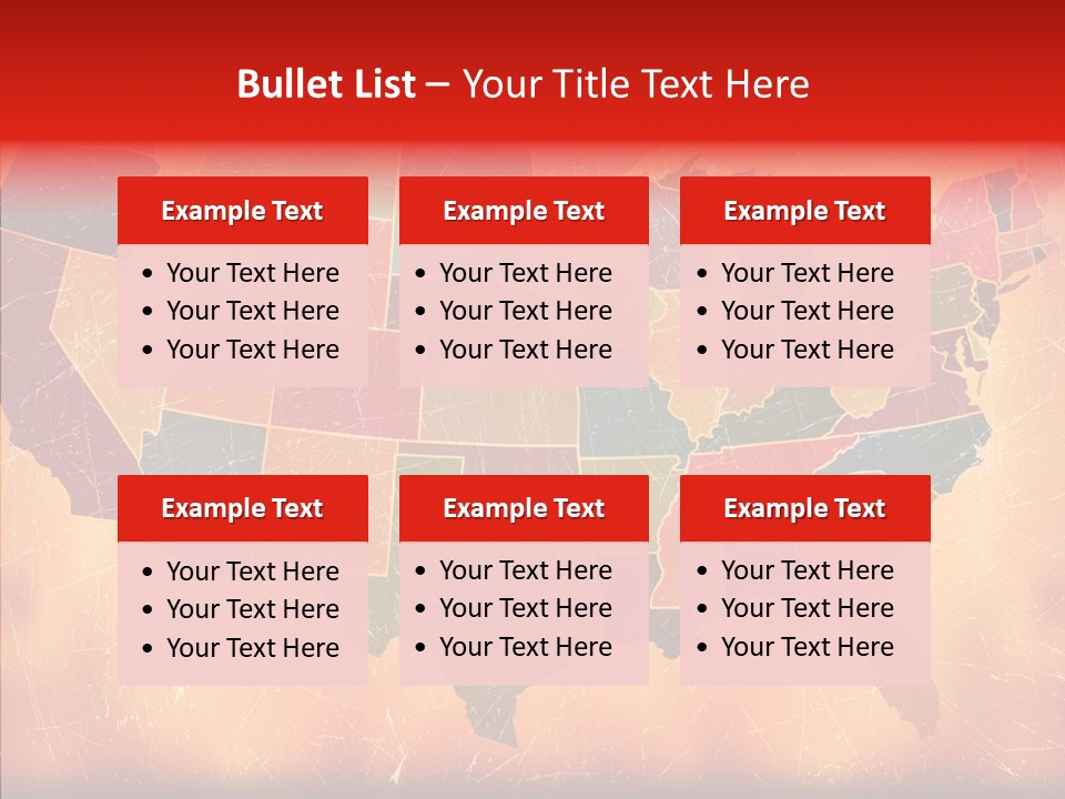 Texas America Usa PowerPoint Template