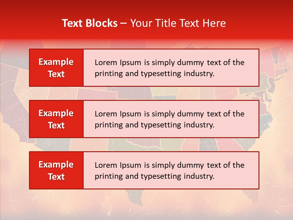 Texas America Usa PowerPoint Template