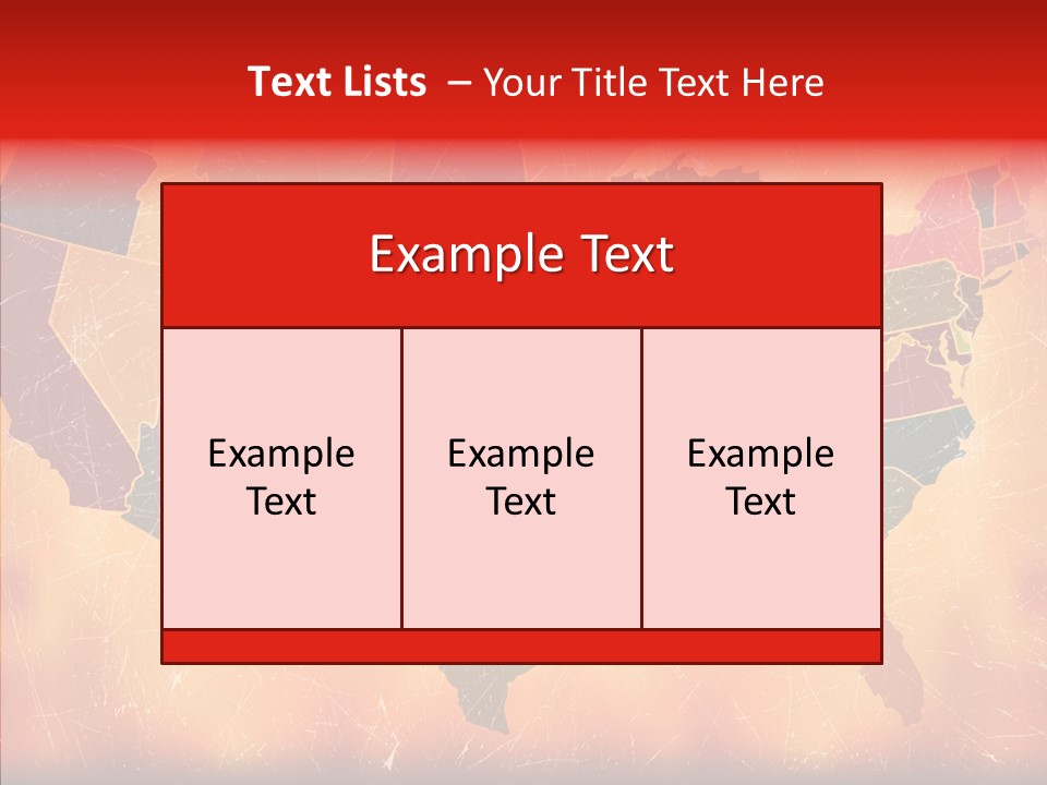 Texas America Usa PowerPoint Template