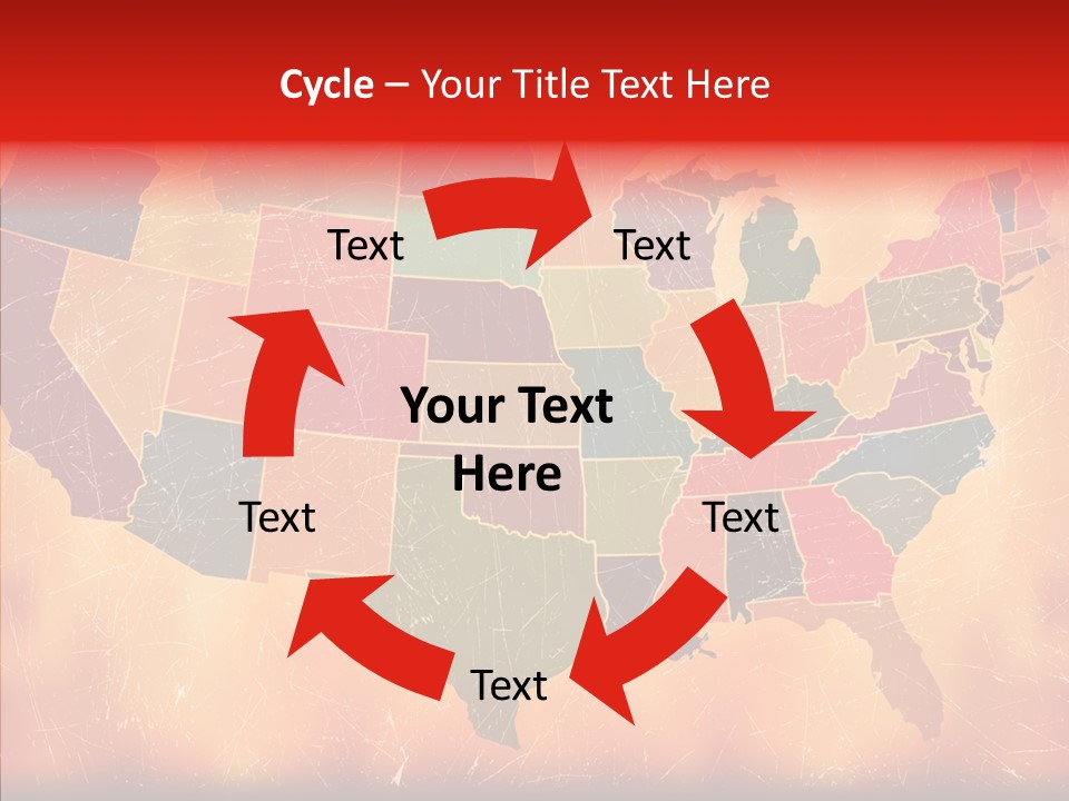 Texas America Usa PowerPoint Template