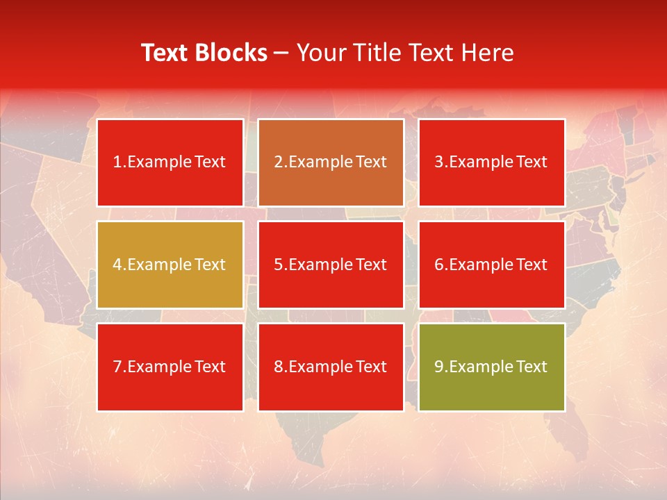 Texas America Usa PowerPoint Template