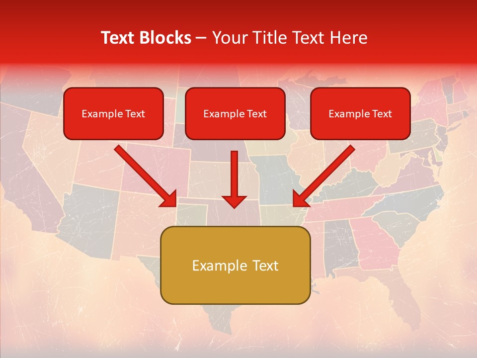 Texas America Usa PowerPoint Template