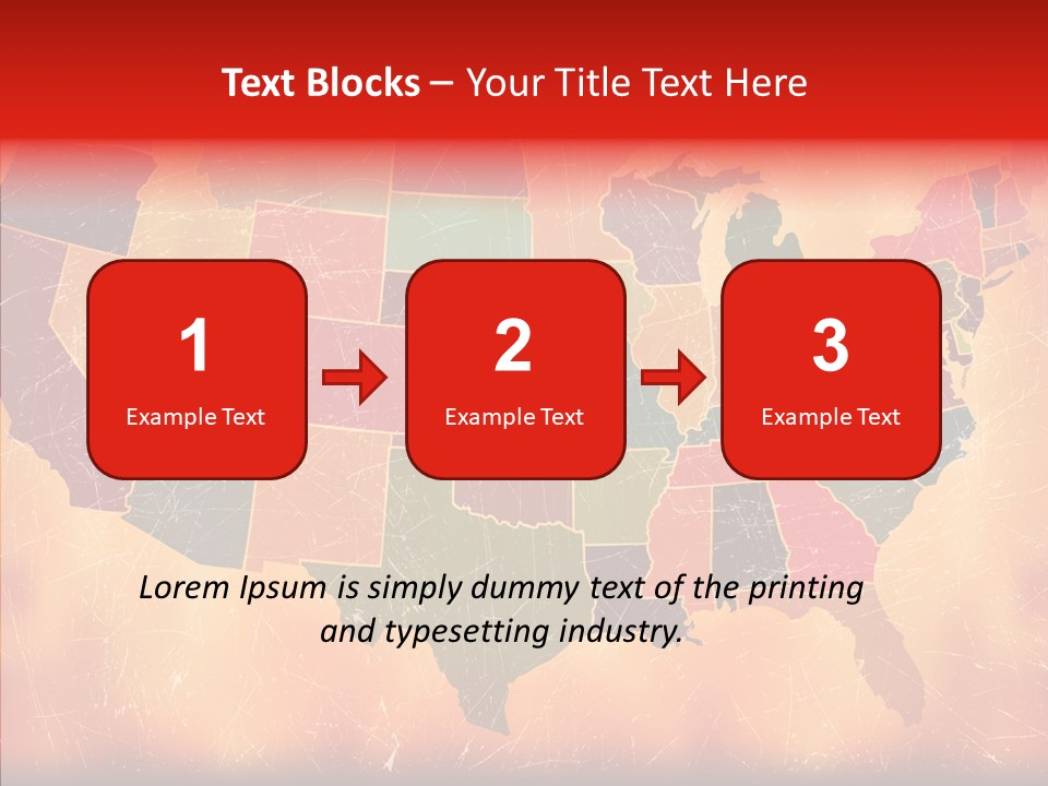 Texas America Usa PowerPoint Template