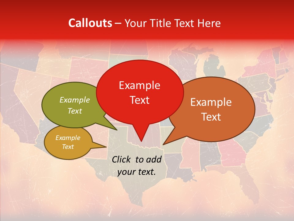 Texas America Usa PowerPoint Template