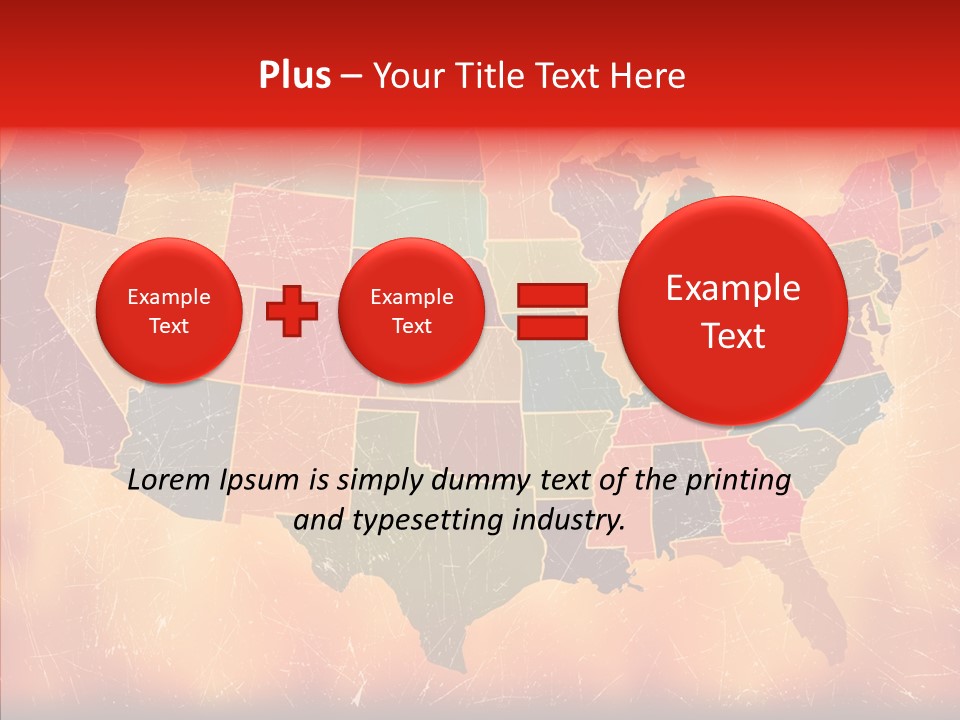 Texas America Usa PowerPoint Template