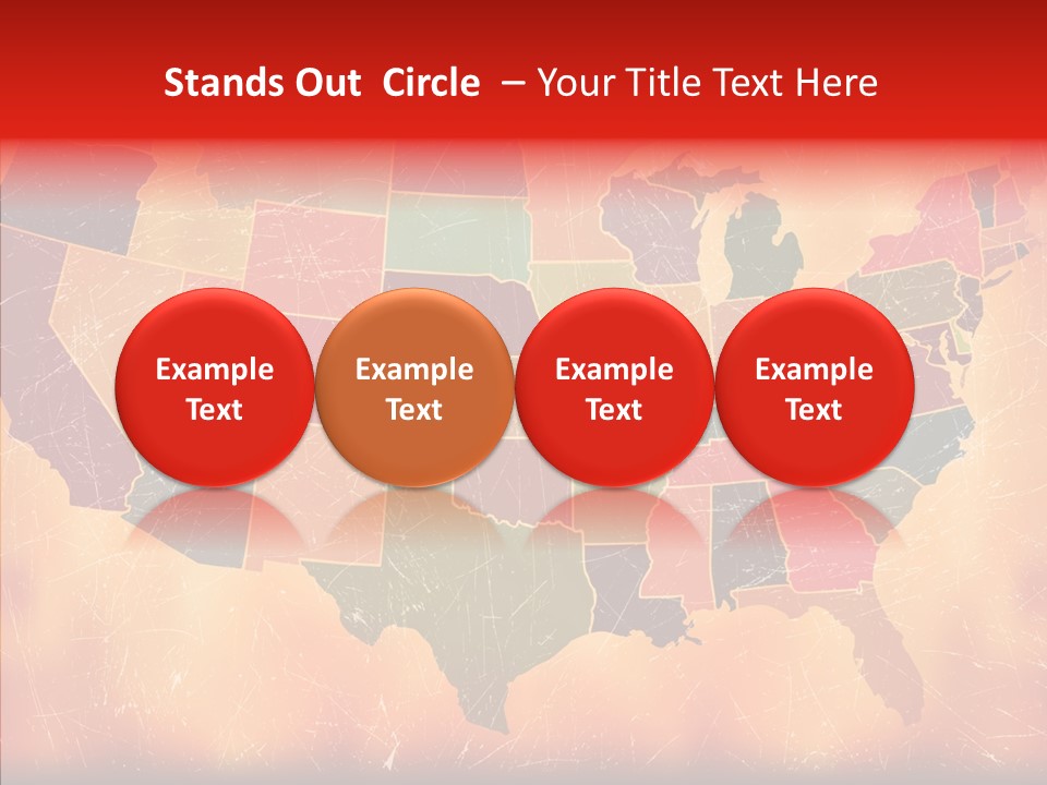 Texas America Usa PowerPoint Template
