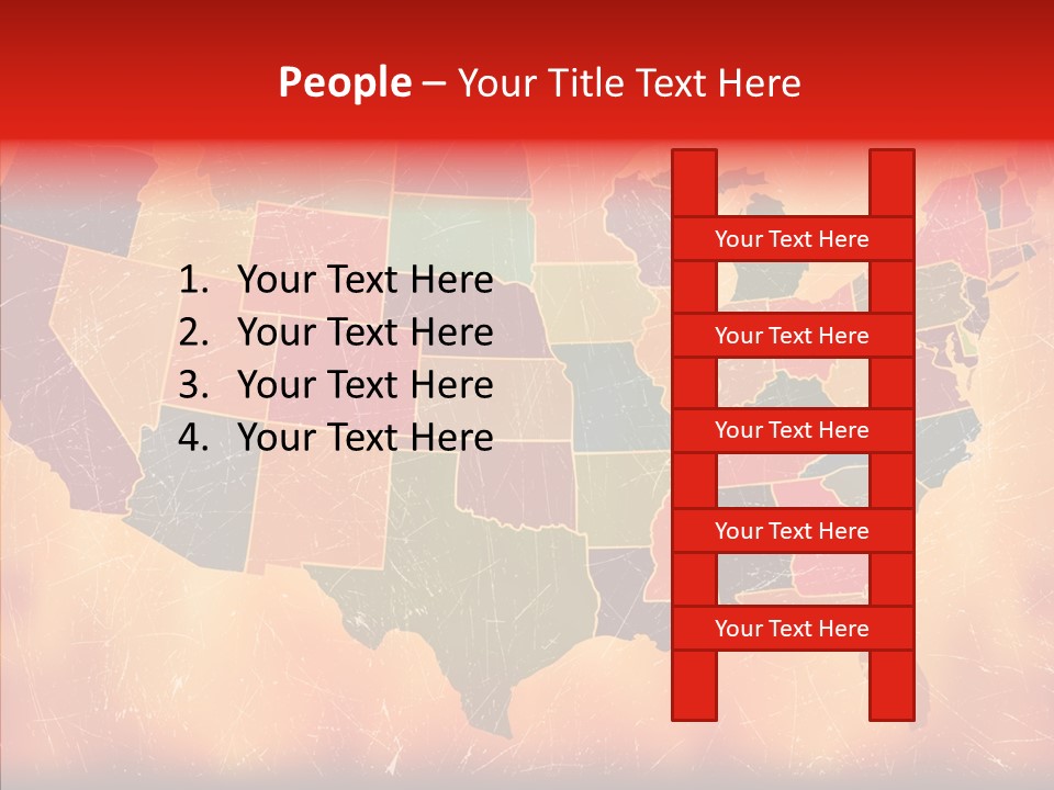 Texas America Usa PowerPoint Template