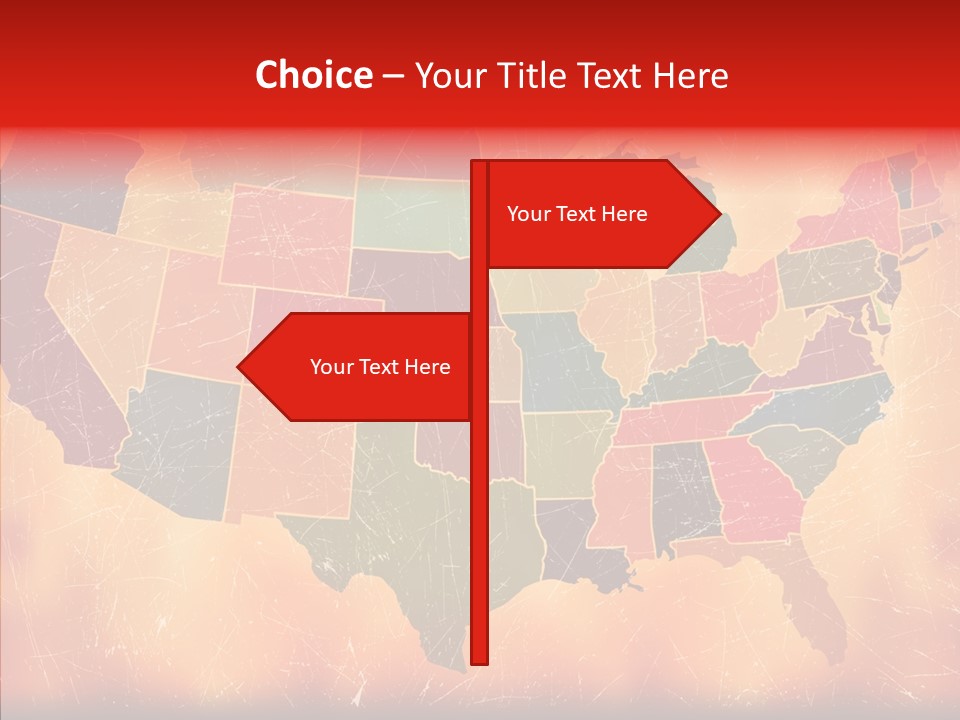 Texas America Usa PowerPoint Template