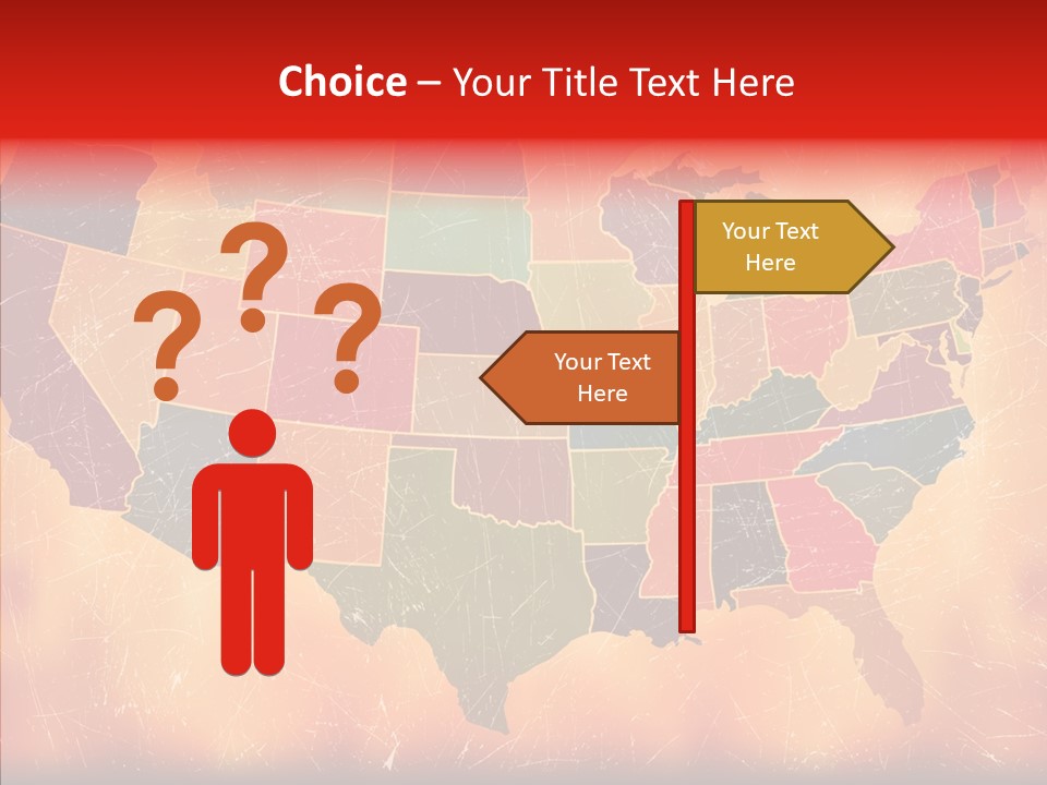 Texas America Usa PowerPoint Template