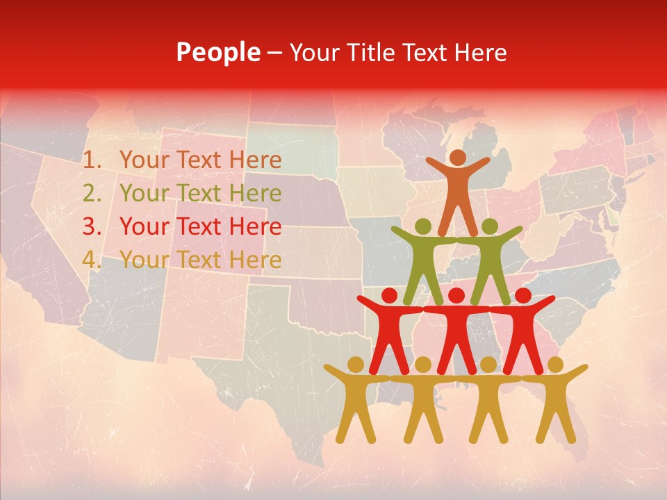 Texas America Usa PowerPoint Template