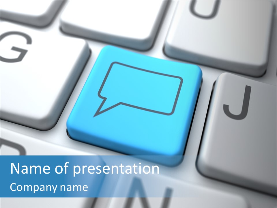 Multimedia Discussion Post PowerPoint Template