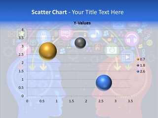 Social Media Dialog Texture PowerPoint Template