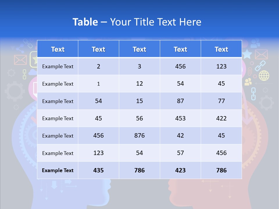 Social Media Dialog Texture PowerPoint Template
