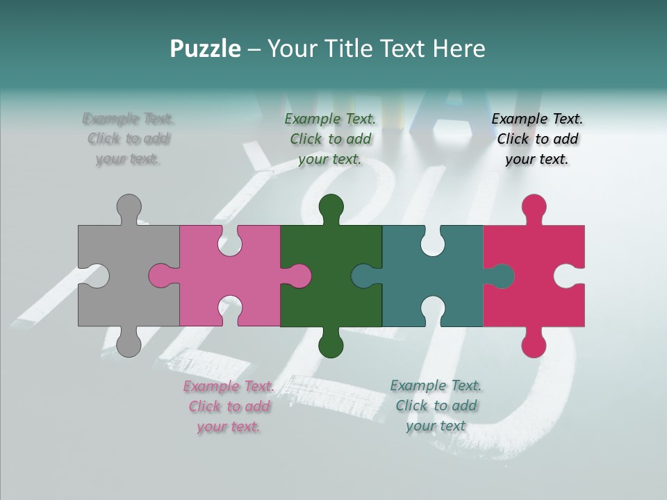 Improvement Sign Blackboard PowerPoint Template