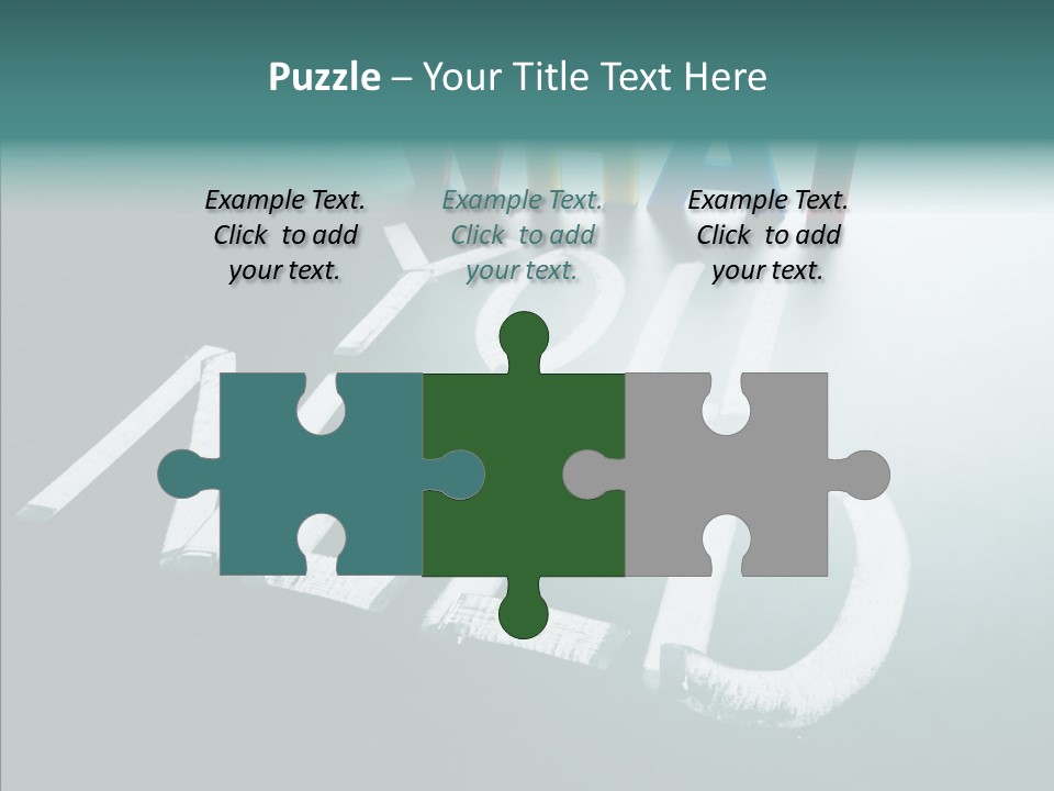 Improvement Sign Blackboard PowerPoint Template