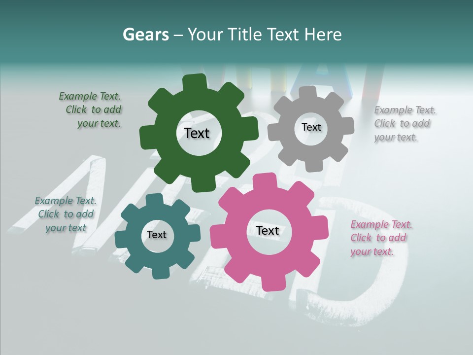 Improvement Sign Blackboard PowerPoint Template