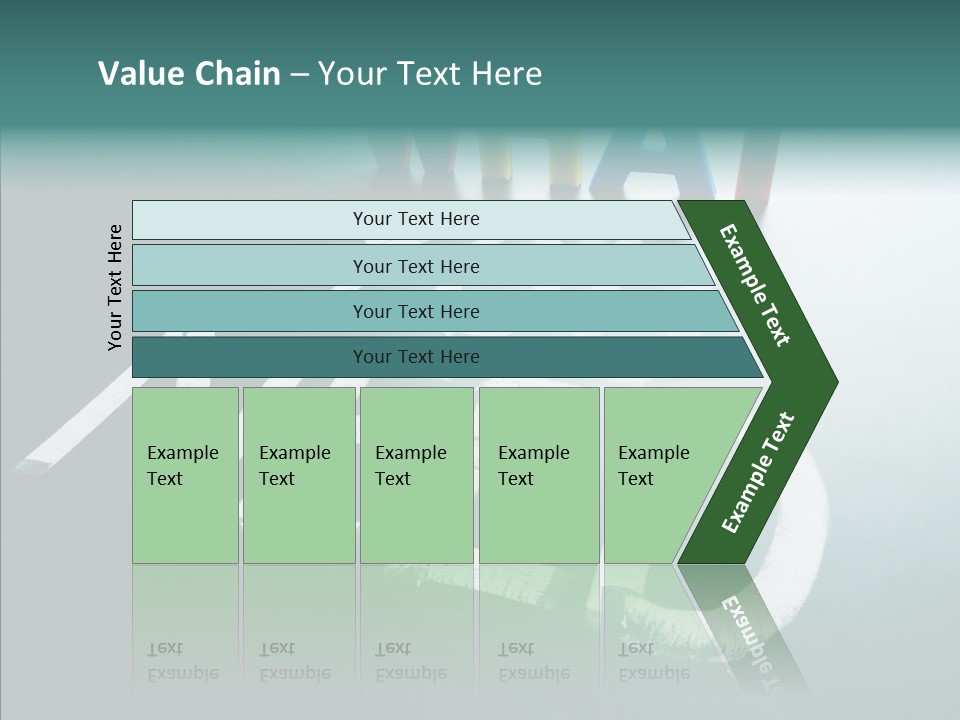Improvement Sign Blackboard PowerPoint Template