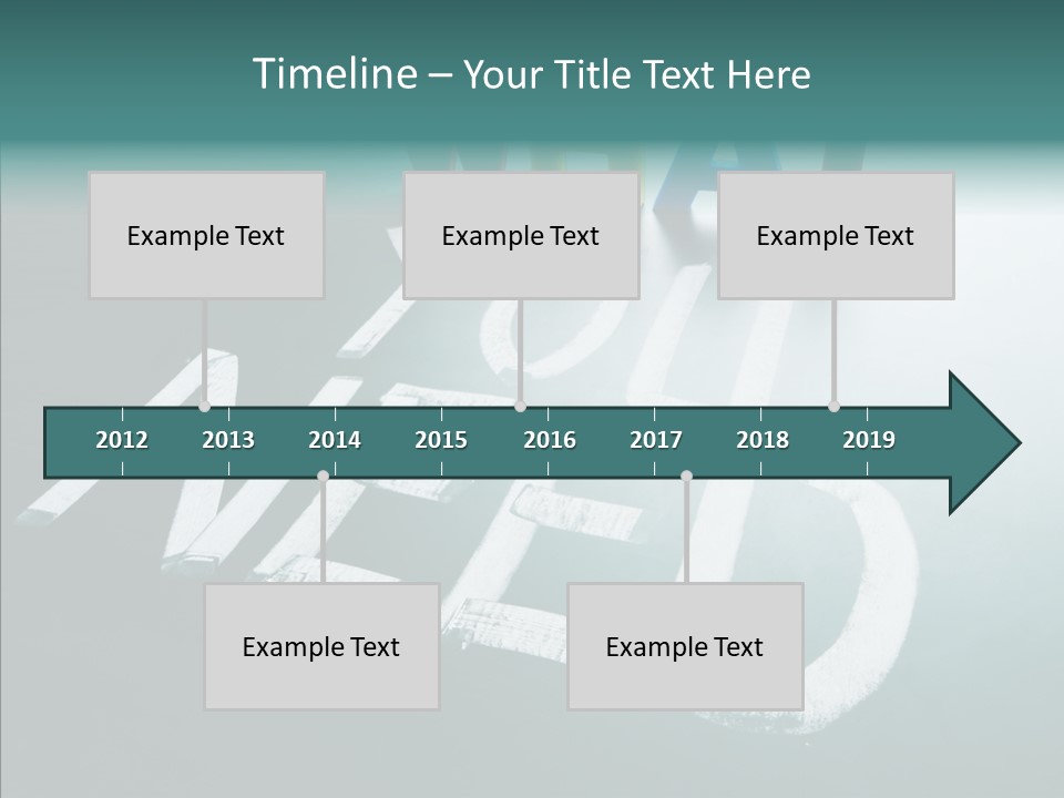 Improvement Sign Blackboard PowerPoint Template