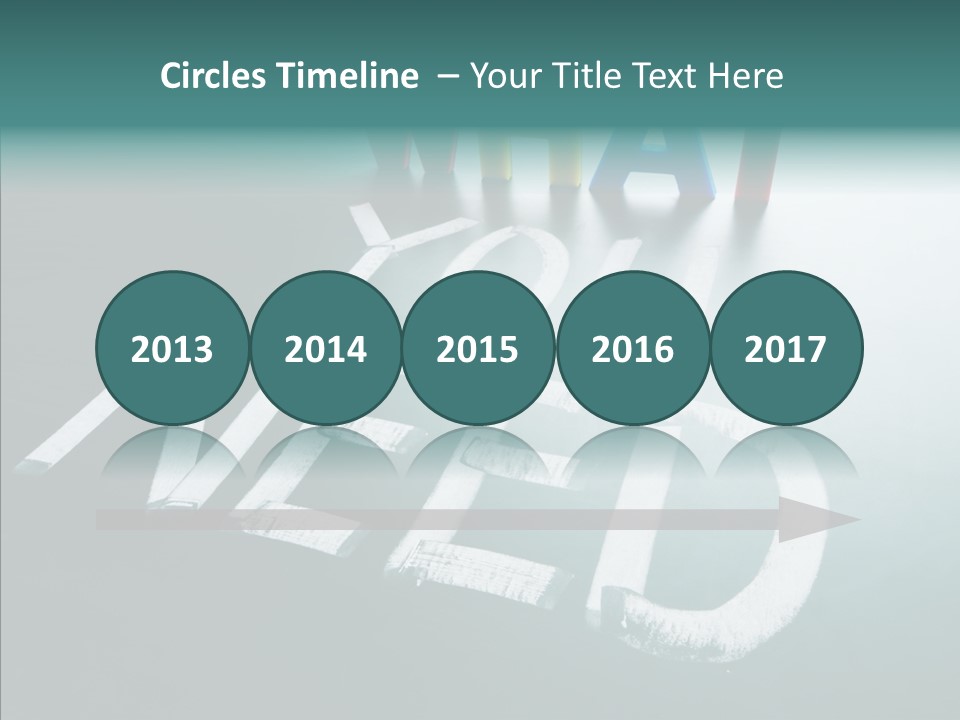 Improvement Sign Blackboard PowerPoint Template