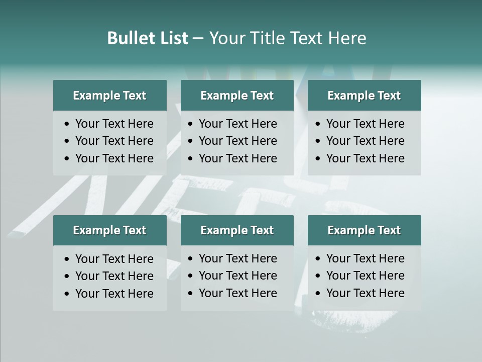 Improvement Sign Blackboard PowerPoint Template