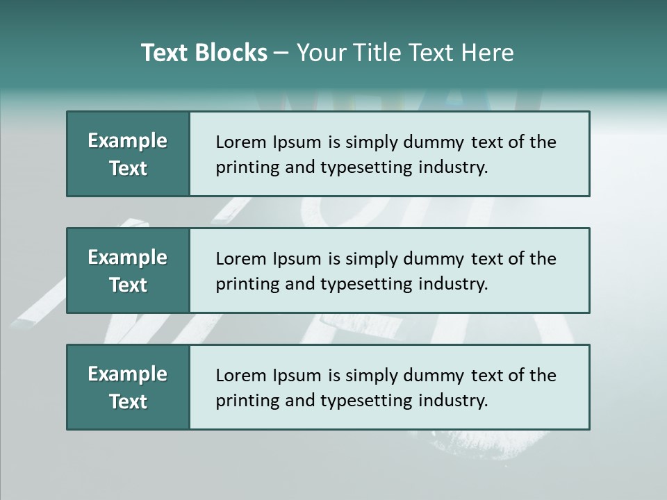 Improvement Sign Blackboard PowerPoint Template
