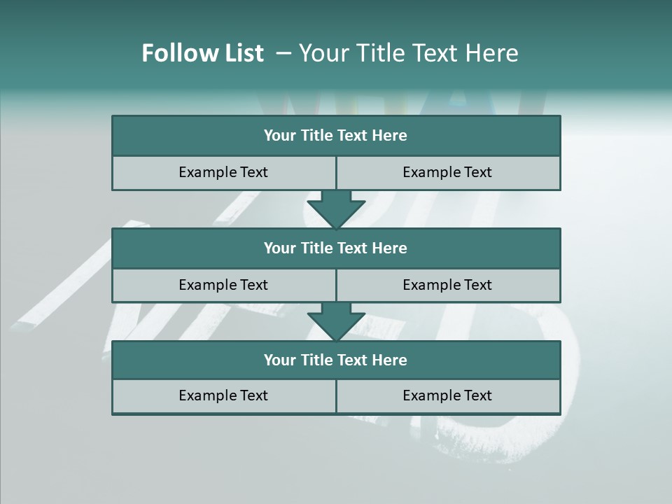 Improvement Sign Blackboard PowerPoint Template