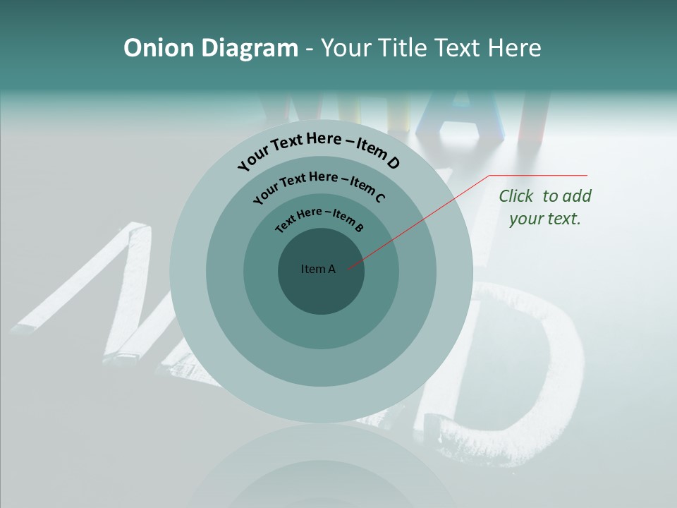 Improvement Sign Blackboard PowerPoint Template
