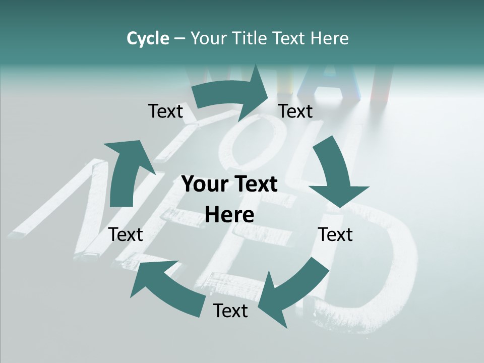 Improvement Sign Blackboard PowerPoint Template