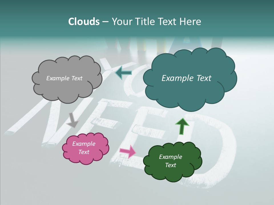 Improvement Sign Blackboard PowerPoint Template