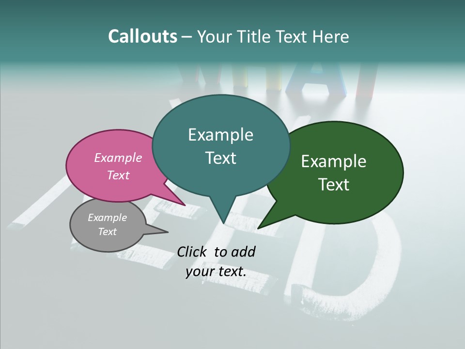 Improvement Sign Blackboard PowerPoint Template