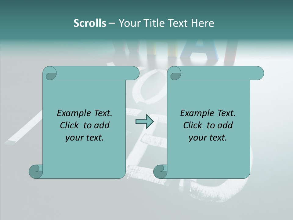 Improvement Sign Blackboard PowerPoint Template