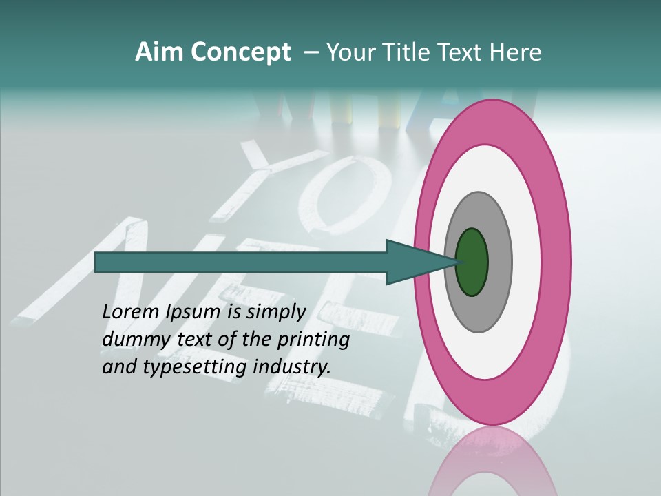 Improvement Sign Blackboard PowerPoint Template