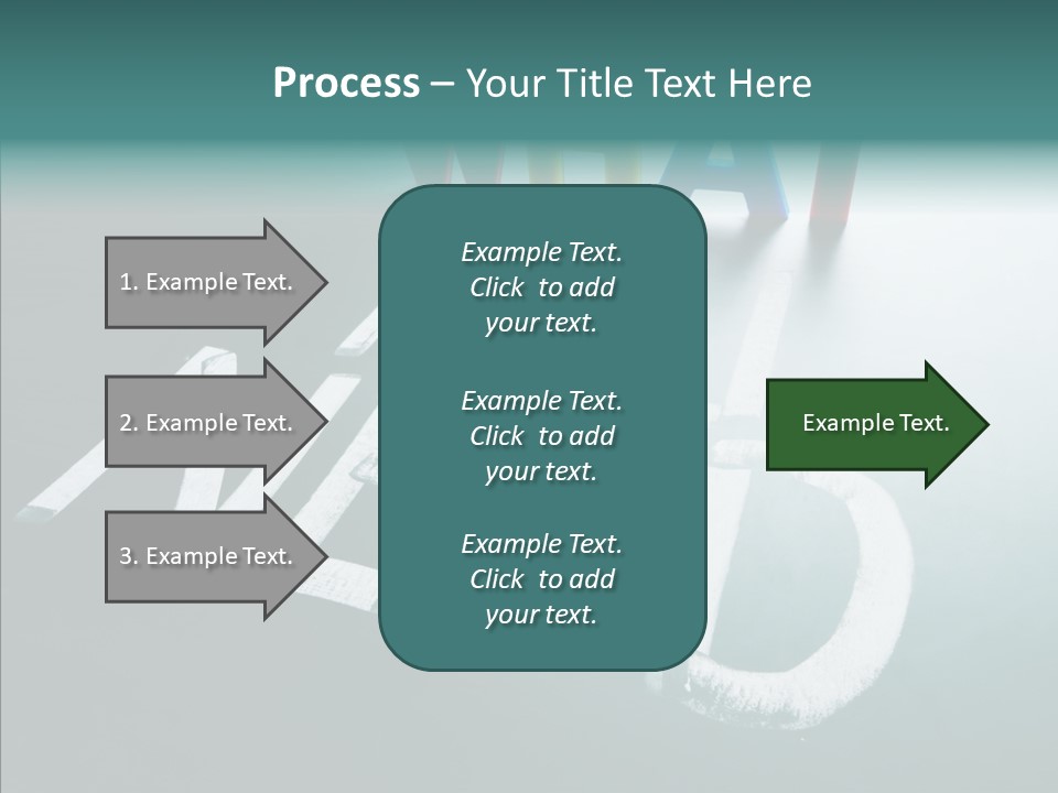 Improvement Sign Blackboard PowerPoint Template