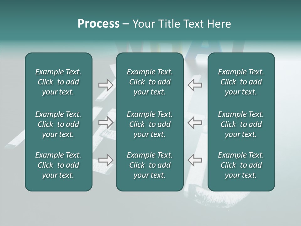 Improvement Sign Blackboard PowerPoint Template