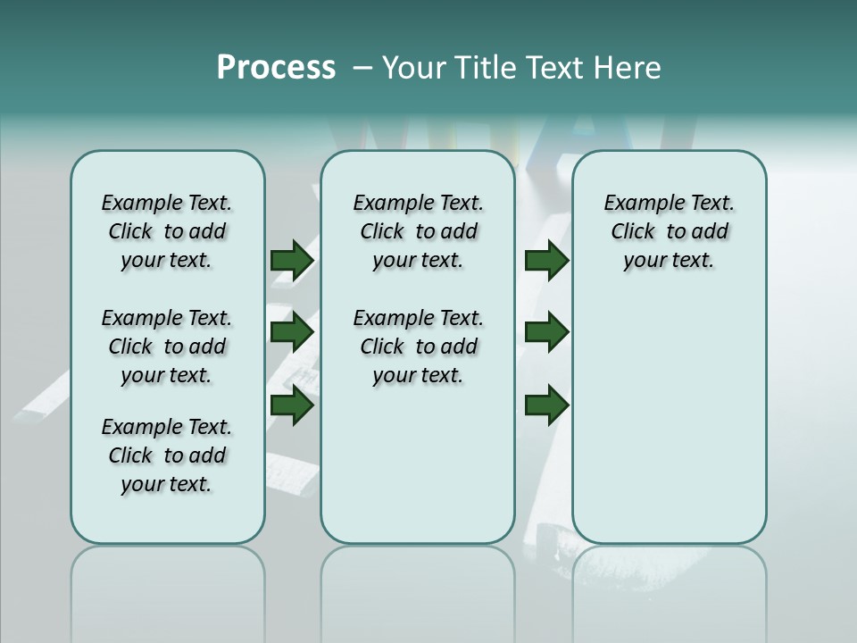 Improvement Sign Blackboard PowerPoint Template