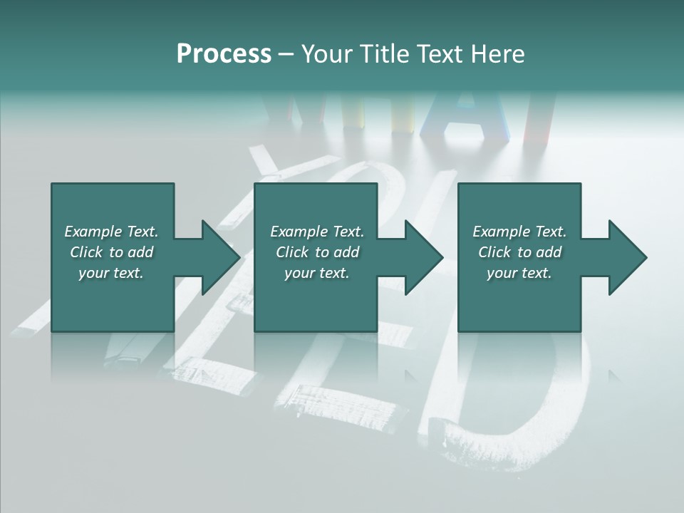 Improvement Sign Blackboard PowerPoint Template