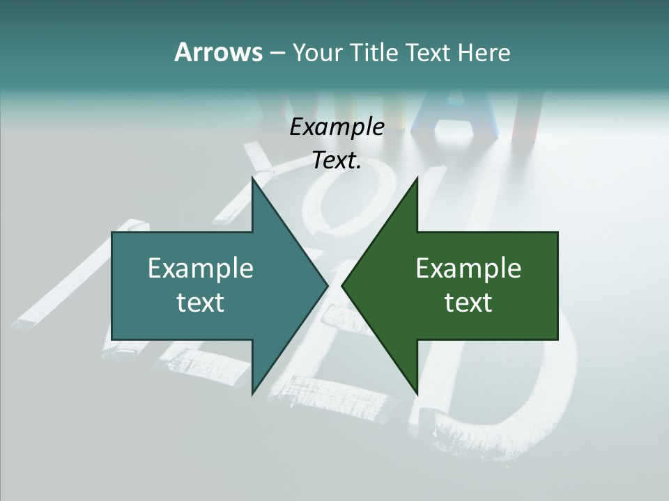 Improvement Sign Blackboard PowerPoint Template