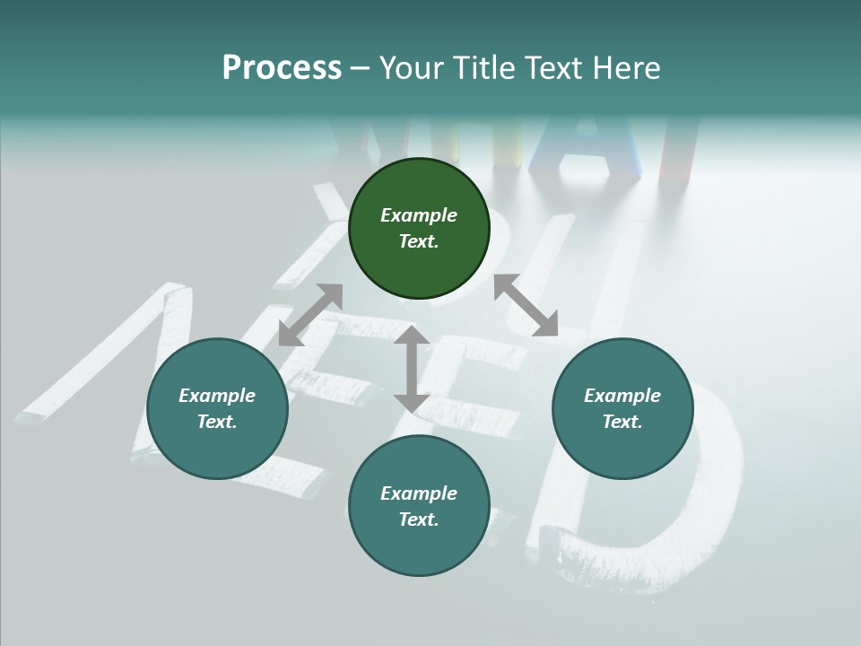 Improvement Sign Blackboard PowerPoint Template