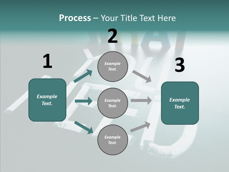 Improvement Sign Blackboard PowerPoint Template