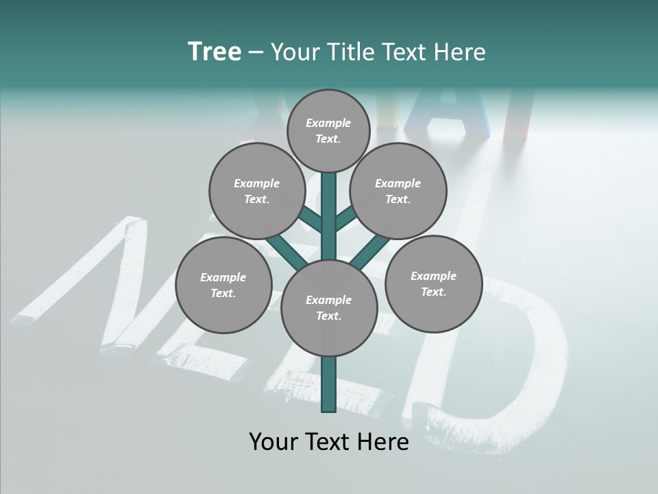 Improvement Sign Blackboard PowerPoint Template